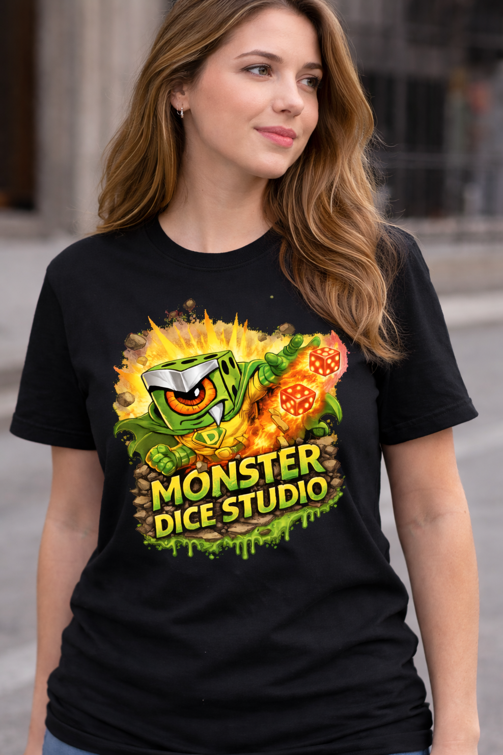 Monster Dice Studio (Dice-man) Graphic T-Shirts