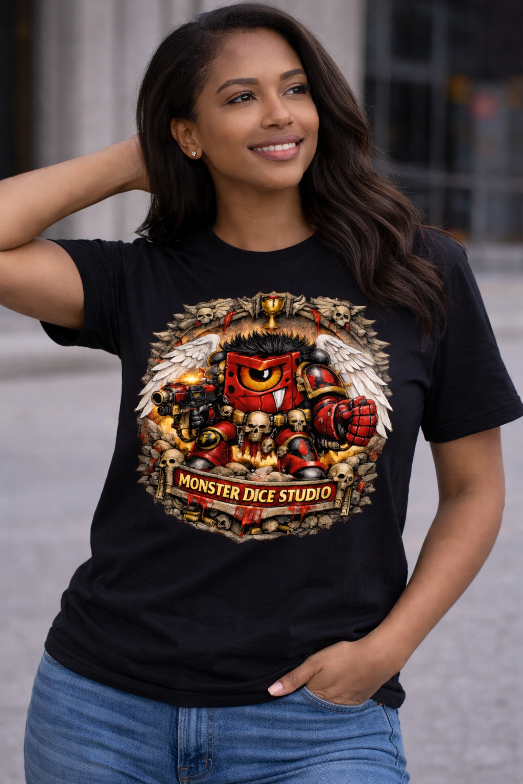 Winged Vampire Graphic T-Shirts