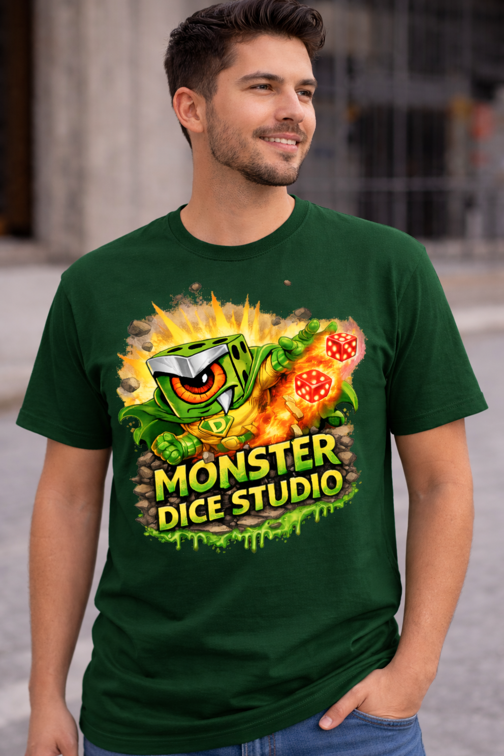 Monster Dice Studio (Dice-man) Graphic T-Shirts