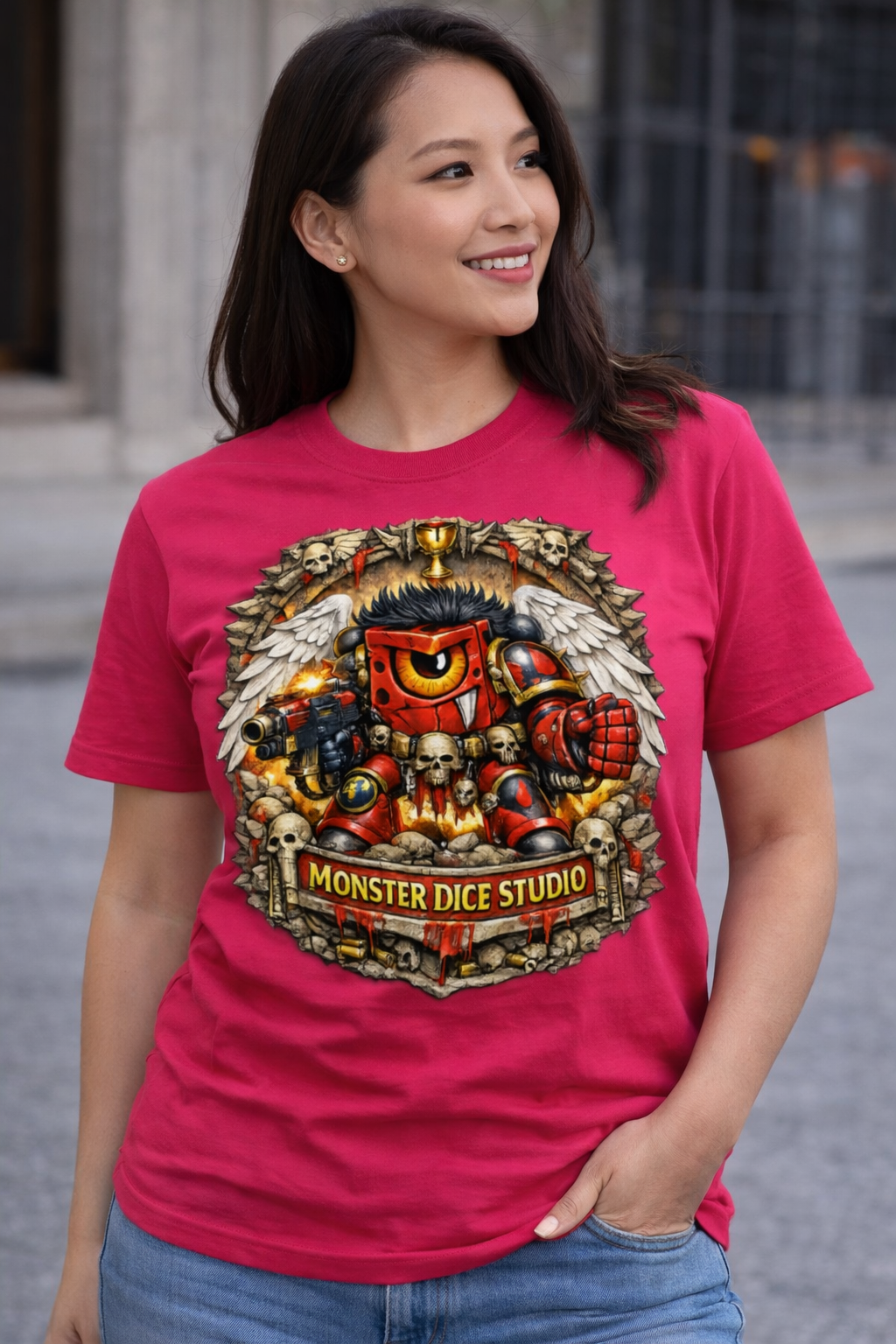 Winged Vampire Graphic T-Shirts