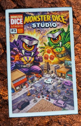 Monster Dice Studio – Issue #1 Comic Book Sticker